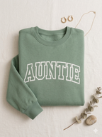 "Auntie" Comfort Colors 1717 Collegiate Crewneck