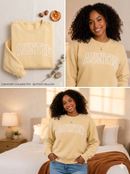 "Auntie" Comfort Colors 1717 Collegiate Crewneck